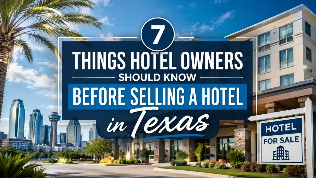7 Things Hotel Owners Should Know Before Selling a Hotel in Texas